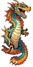 roaring mechanical dragon tattoo design idea