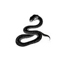 viper snake tattoo design idea