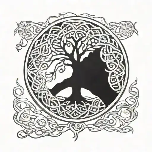 celtic tree of life tattoo tattoo design idea