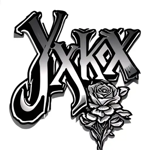 "Xxjkxx" passed away father tattoo design idea