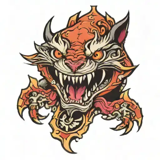 BITE tattoo design idea