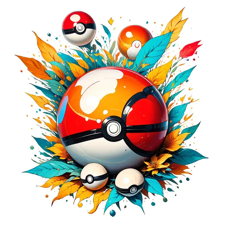 pokemongo pokeballs tattoo design idea