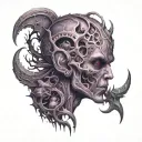 Slaanesh tattoo design idea