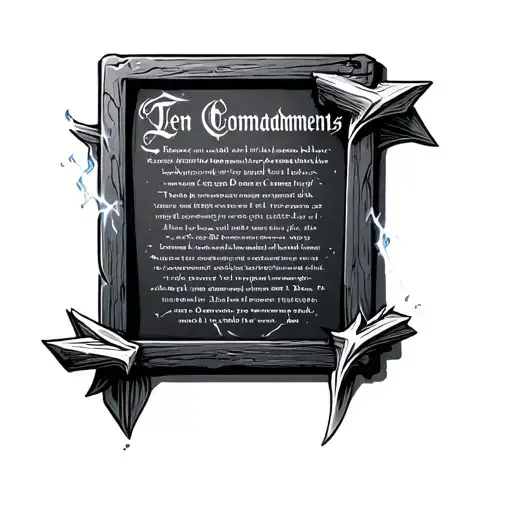 Commandments Tattoos 34+ The Ten Commandments Tattoo Ideas in 2026 - BlackInk AI