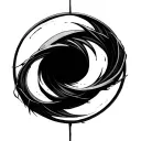 enso circle tattoo design idea