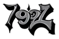 1992 text curved shape bending tattoo design idea