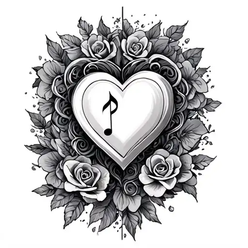 Valentine's song snap 92 tattoo design idea
