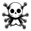 voodoo doll tattoo design idea