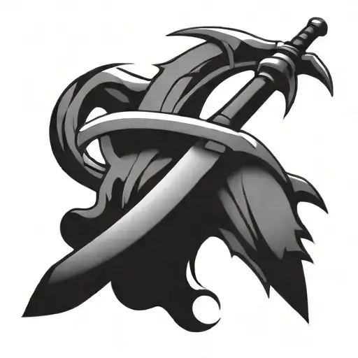 scythe of vitur osrs tattoo design idea