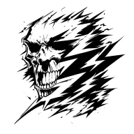 LIGHTNING BOLT tattoo design idea