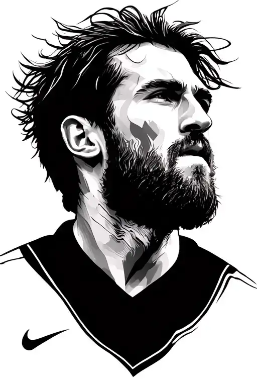 messi tattoo design idea