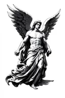 archangel Michael , Gabriel , Raphael angel's wings tattoo design idea