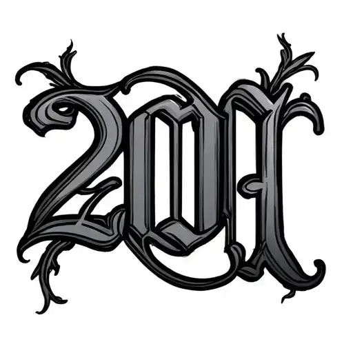 2002 Roman Numerals tattoo design idea