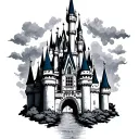 Disney Castle tattoo design idea