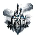 Disney Castle tattoo design idea