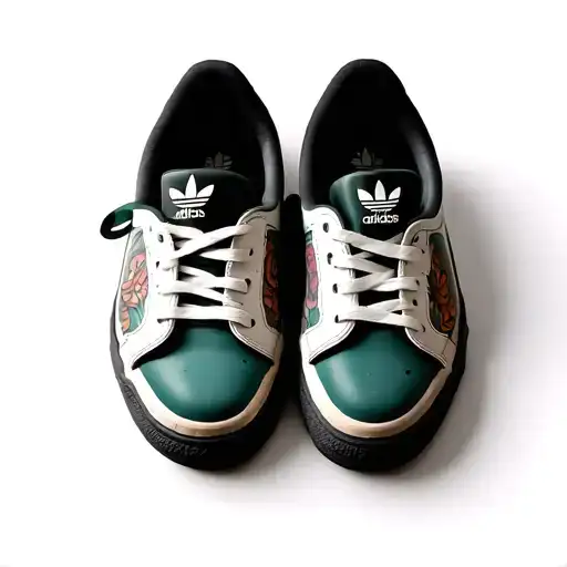 Adias stan smith shoes  tattoo design idea
