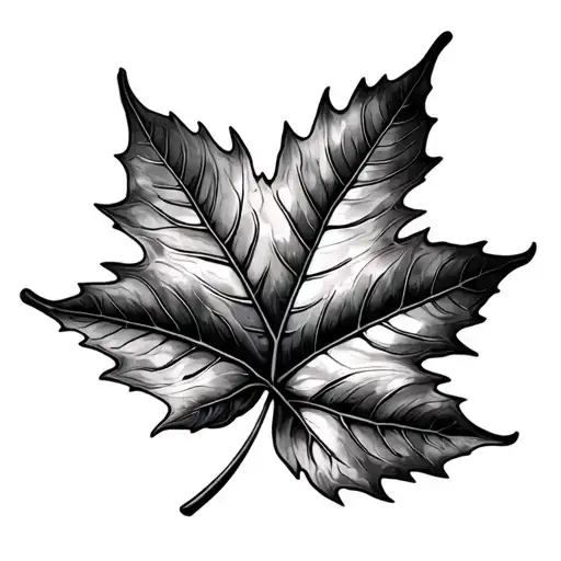 Fall Leaves tattoo design idea