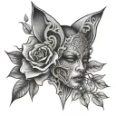 Silence tattoo design idea