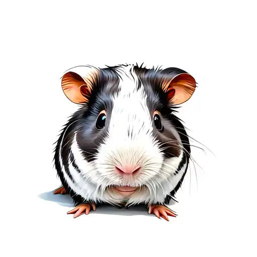 a guinea pig tattoo design idea