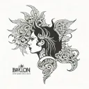 Babylon tattoo design idea