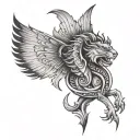 Babylon tattoo design idea