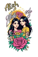 Aliyah and Ashley tattoo design idea