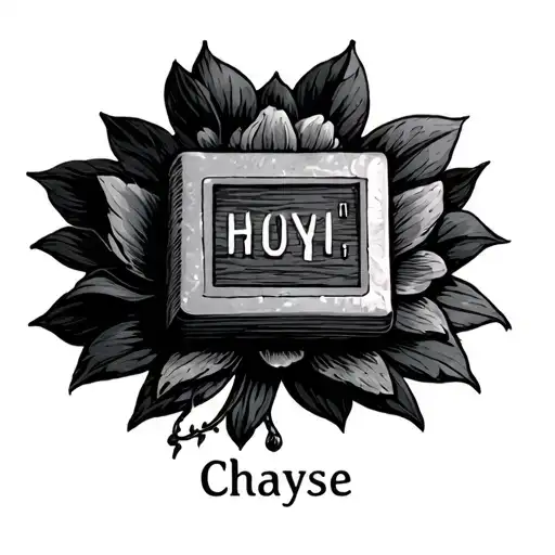 "Chayse" Scrabble Tile tattoo design idea
