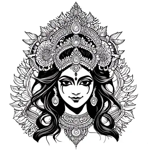 Hindu Goddess Kali tattoo design idea