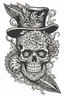 slap   - the razor blade - British  tattoo design idea