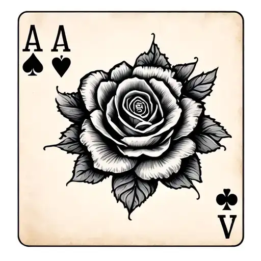 Lifes A Gamble tattoo design idea