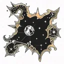 orion constellation tattoo design idea