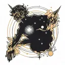 orion constellation tattoo design idea