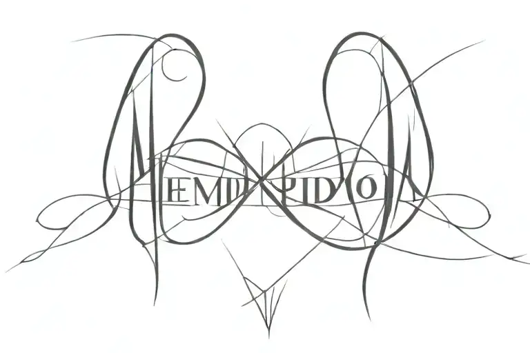 "my redemption, eternal ascension" tattoo design idea