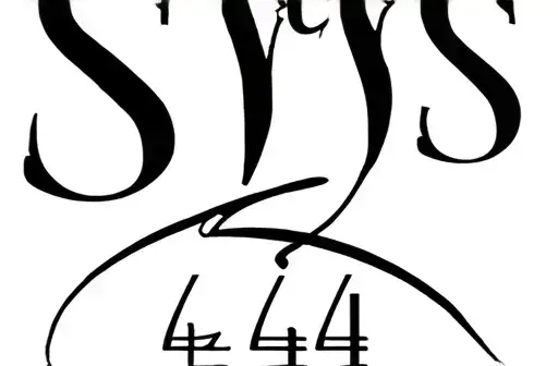 "Sysys
4444" tattoo design idea