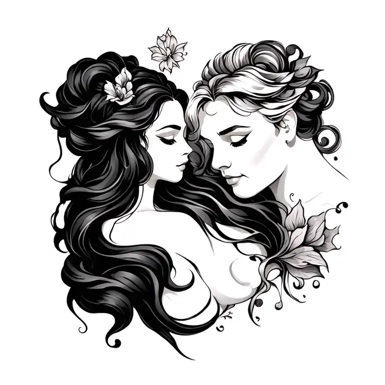 Coverup beauty and the beast tattoo design idea
