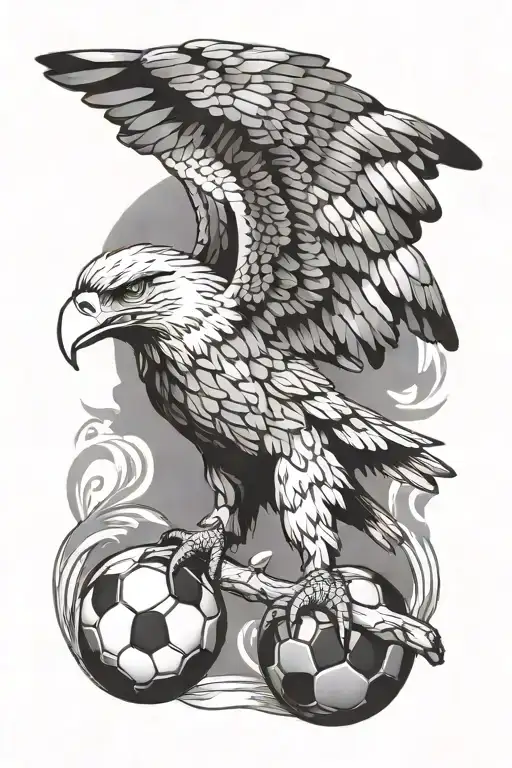 bald eagle, greek mythology circe, soccer tattoo design idea