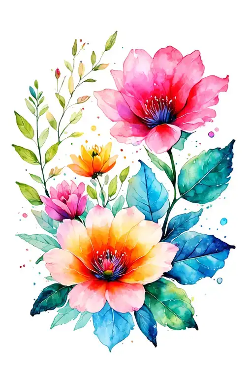 NATURE PURE FREE FULED tattoo design idea