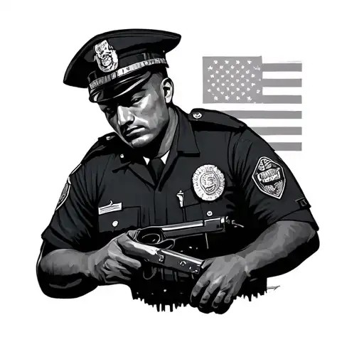 correctional officer   tattoo design idea