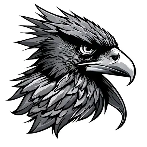 Seahawk tattoo design idea