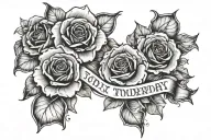today is the tomorrow you worried about yesterday  tattoo design idea