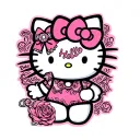 hello kitty y2k tattoo design idea