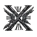 roman numerals 03 14 13 tattoo design idea