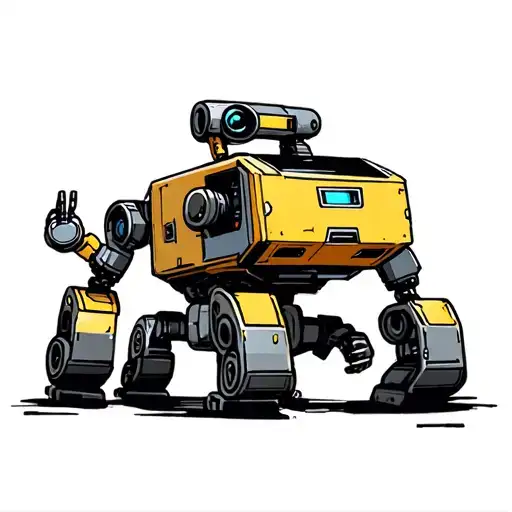 wall-E, Thw wild robot, and the iron Giant together tattoo design idea