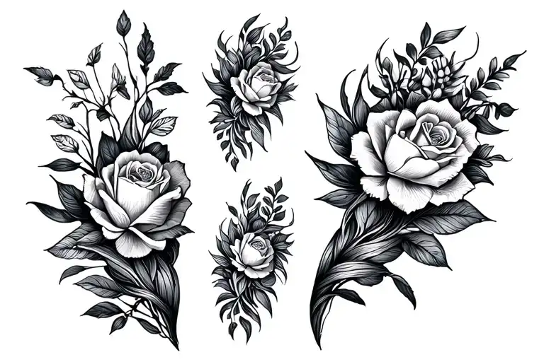 Medium sized inner forearm tattoo design idea