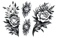Medium sized inner forearm tattoo design idea