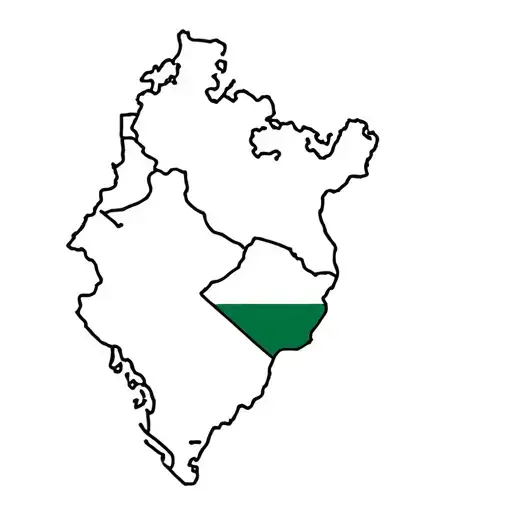 Palestine key in map outline tattoo design idea