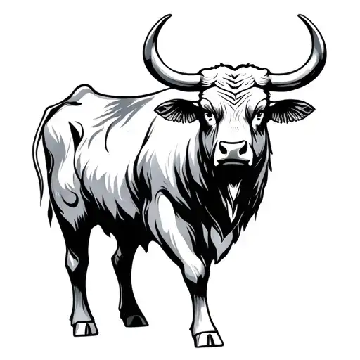 Chinese Ox tattoo design idea