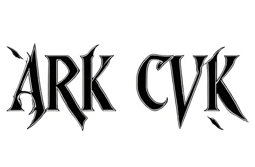 "ARK CVK" tattoo design idea