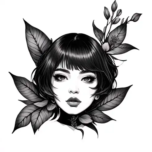 Korean tattoo design idea