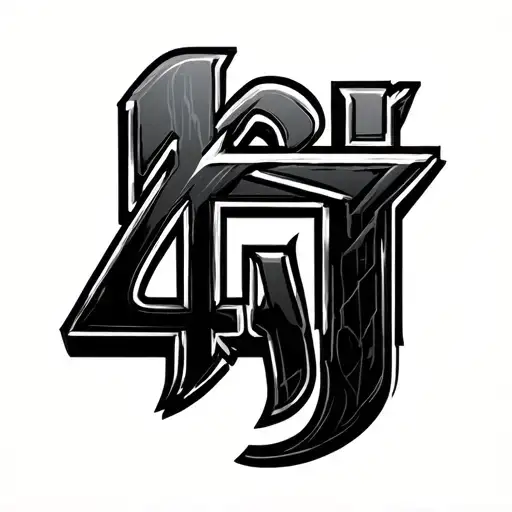 the word תמים with the number 490 within the letters tattoo design idea